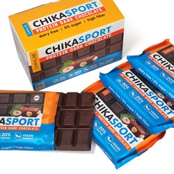 Тёмный шоколад без сахара  с фундуком Chikalab, 100г - фото 11534