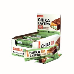 Протеиновый батончик Chikalab – Chika Layers - Pistachio Yogurt (20 шт) - фото 12903