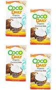 Organic молоко кокосовое Coco Daily 17-19%, 1 л 4 штуки