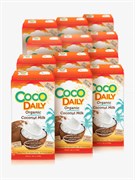 Organic молоко кокосовое Coco Daily 17-19%, 1 л 12 штук